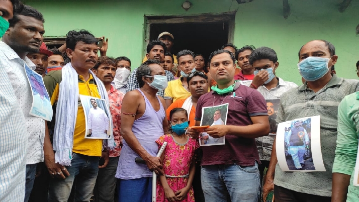 Suvendu Adhikari helps needy family of belpahari