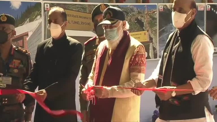 PM inaugurates Atal tunnel