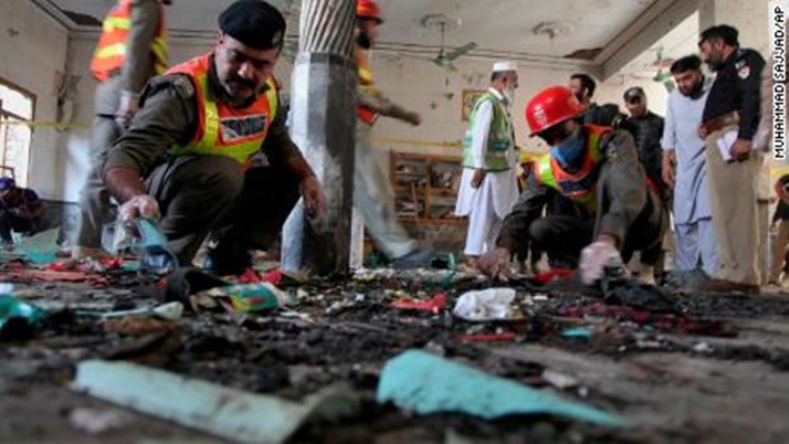 Explosion during Quran class at a madrassa in Pakistan, 6 dead