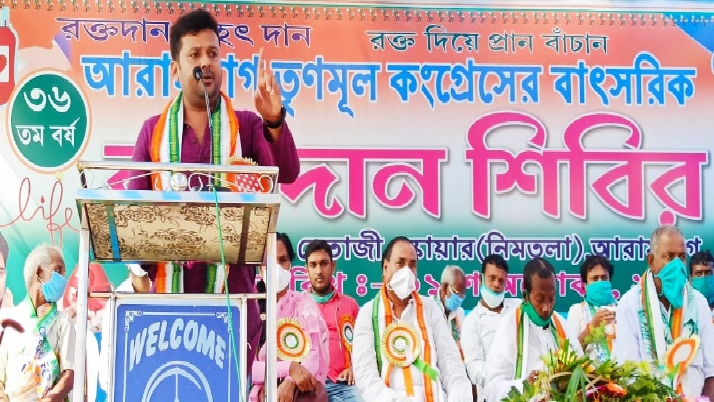 TMYC vice president santanu banerjee presents strategy to rule out bjp