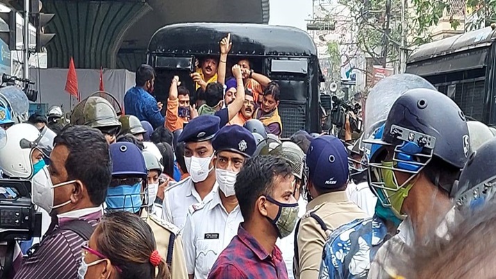 The battlefield Taratala is the center of the BJP procession