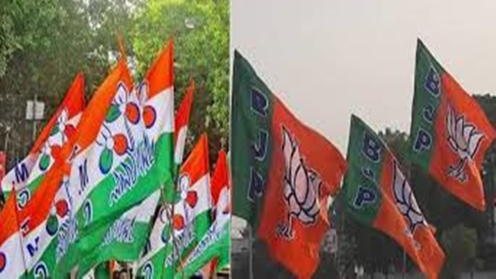 The BJP has been accused of occupying the Trinamool party office in Khejuri