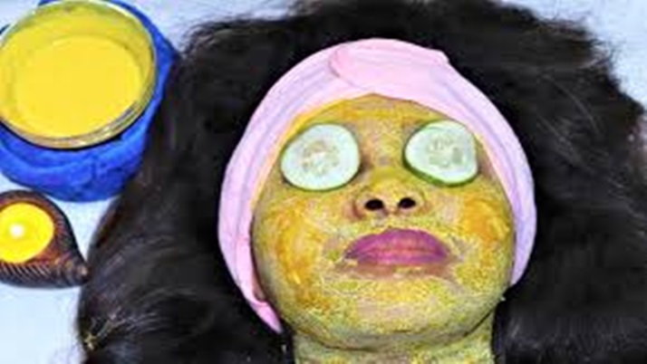 4 face packs of sweet pumpkin in beauty treatment