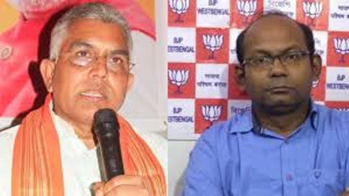 Dilip Ghosh and Sayantan Basu faced police obstruction before the Uttarkanya campaign started