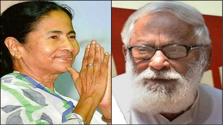 Mamata went to see Buddhadeb Bhattacharya in the hospital and wished him a speedy recovery