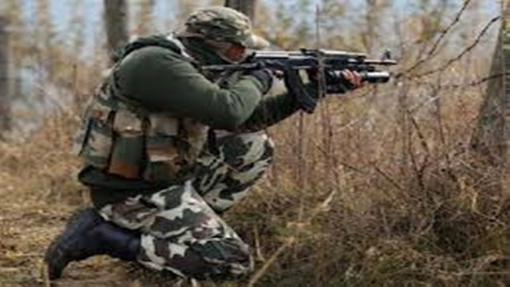 Two militants were killed in a shootout with security forces