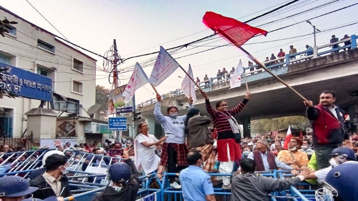 Political agitation in howrah