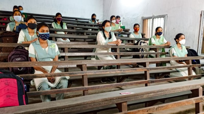 Sharing tiffins, drinking water, and even pens is prohibited in schools