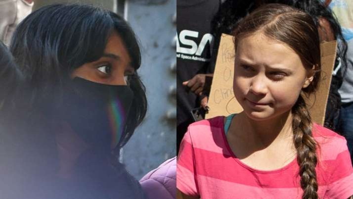 This time in the arrest of Disha, Protesr Greta Thunberg