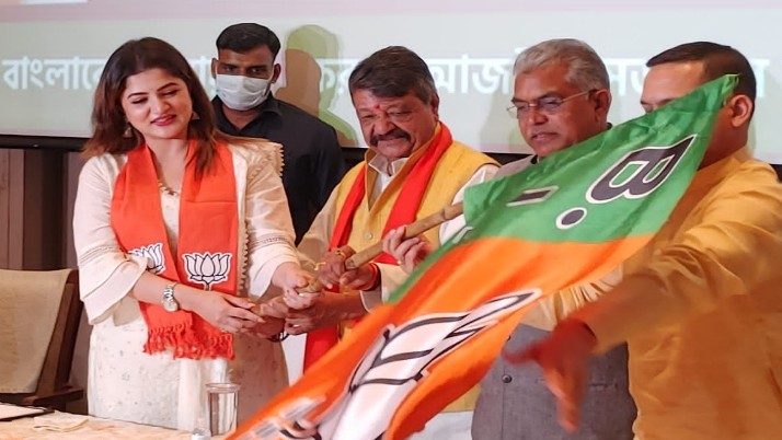 bengali actress srabanti chatterjee joins bjp