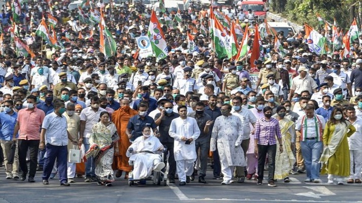 'Wounded tigers are more frightening', roared Mamta on Nandigram Day