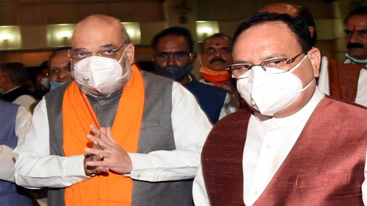 Shah-Nadda at the meeting to handle the BJP's factional conflict