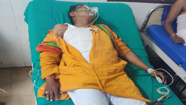 The BJP candidate from Diamond Harbor, who was attacked during the campaign, was admitted to hospital