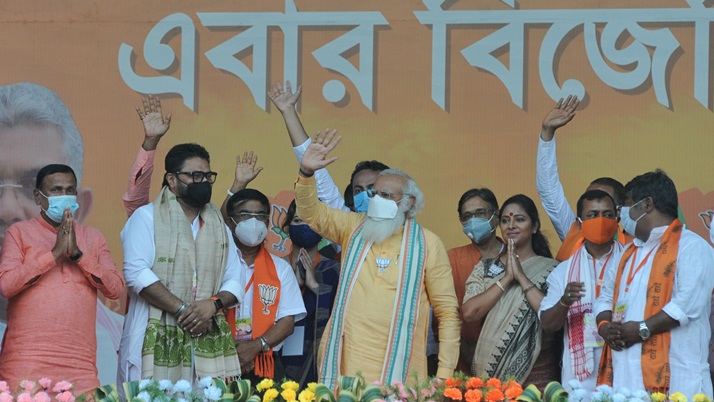 Modi mocks Mamata from Sonarpur