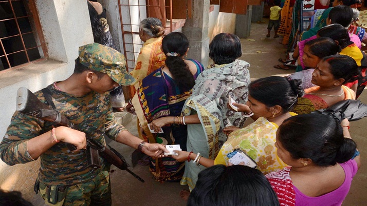 The central forces will not check the identity cards of the voters