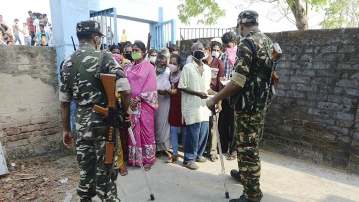 Central force threaten to vote BJP, otherwise they will lathi charge on voter!