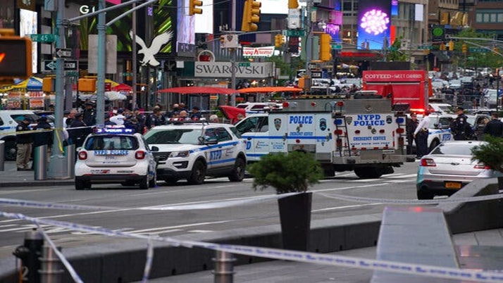 3 including children injured in random shots in Times Square