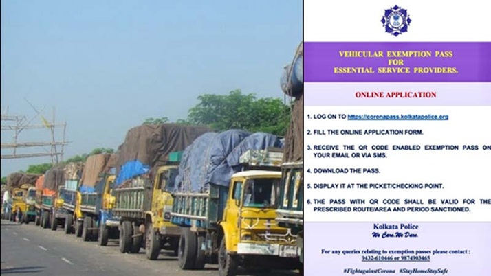 This time e-pass is required for transporting goods