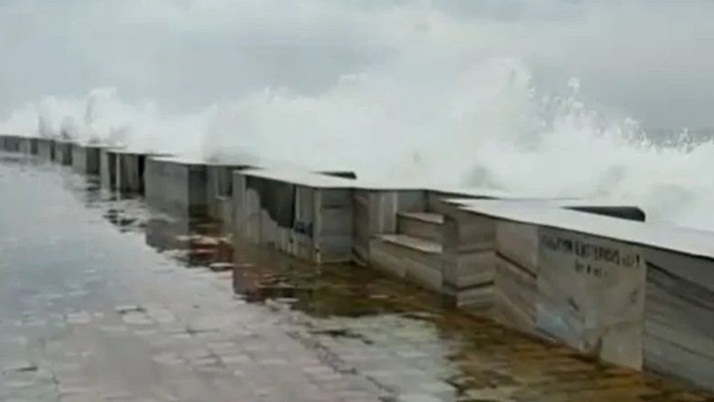 The tidal wave started in the sea of ​​Digha, with strong winds