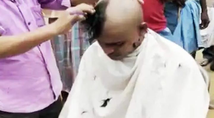 500 workers returned to the TMC cut their hair