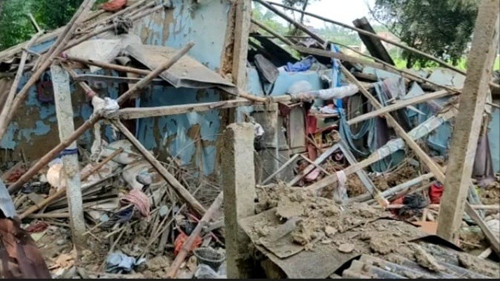 The village of Burdwan was shaken by the bomb blast