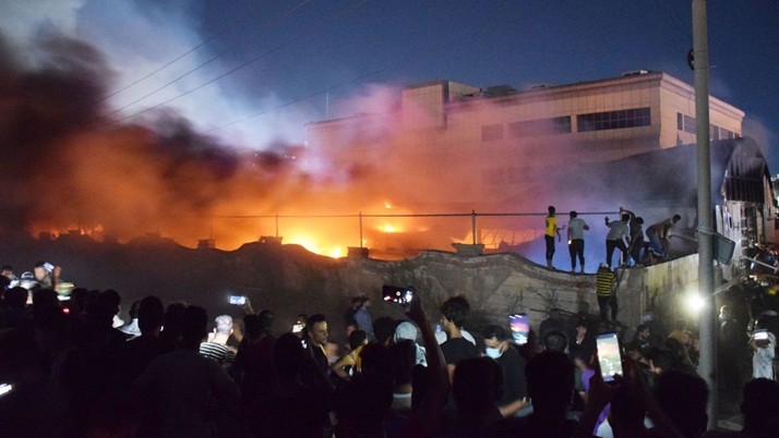 60 killed in devastating fire at Corona Hospital in Iraq