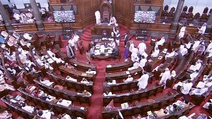 Rajya Sabha: Information Minister's hand paper tore Shantanu Sen