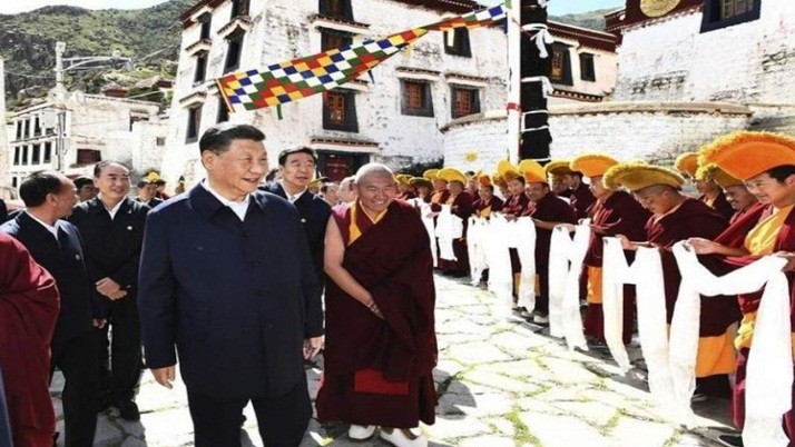 Chinese President secretly visited Tibet, India