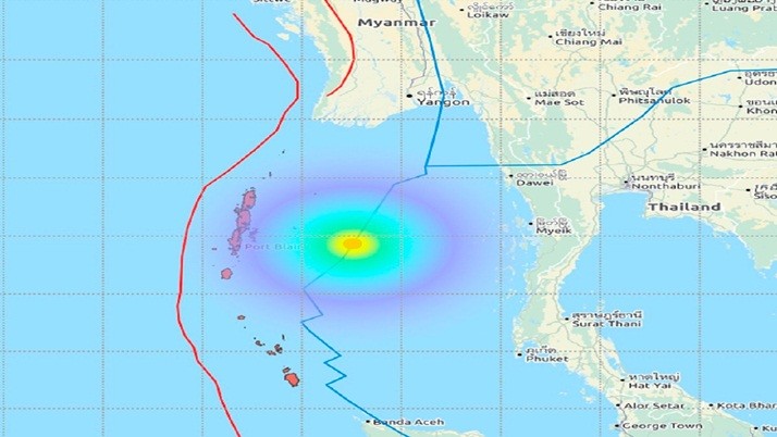 Earthquake: Vibration in the islands to wake up
