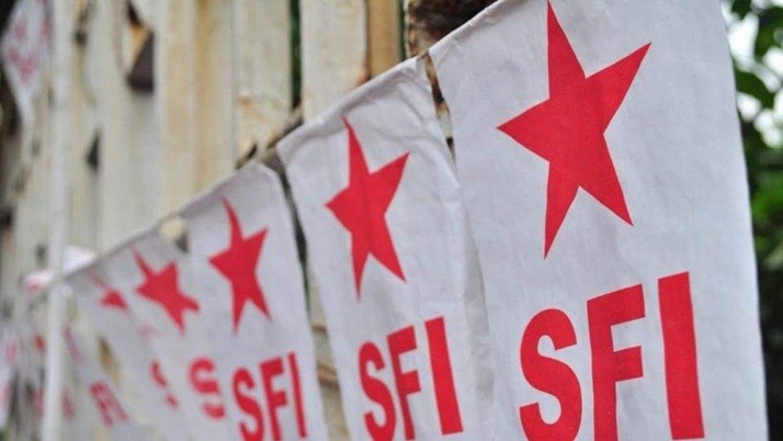 SFI's letter to the Chief Minister demanding 5 points