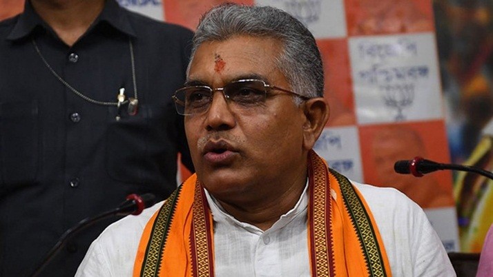 Dilip Ghosh flood attack the state
