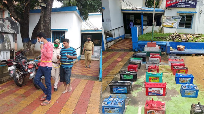 Arrested from North 24 Parganas is part of a lorry battery theft ring