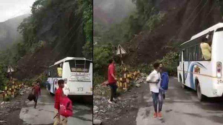 Land Slide: Passengers survived in a matter of seconds, find out how