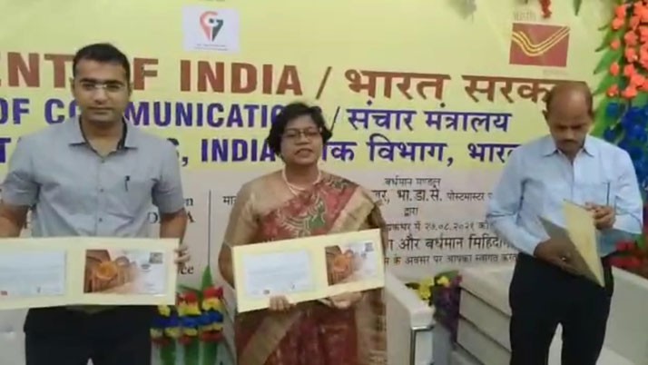 Sitabhog and Mihidana of Burdwan are specially recognized by the Indian Postal Department