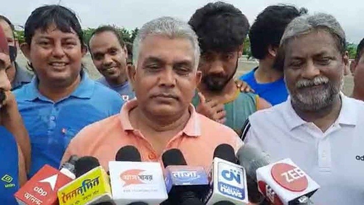 Dilip Ghosh pierced the TMC again with the by-election
