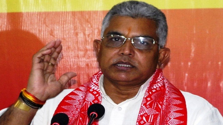 Dilip Ghosh: 'Anti-socials carry TMC flags'