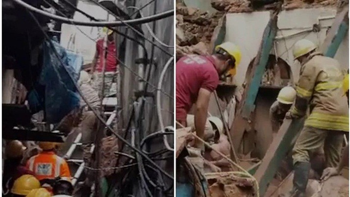 House Collapse: The house collapsed with a loud noise, the frozen body of the rescued child after 6 hours