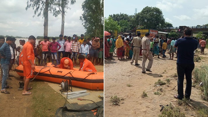 The 9-year-old grandson drowned in the deep waters of the Ajay river while fishing with his grandmother