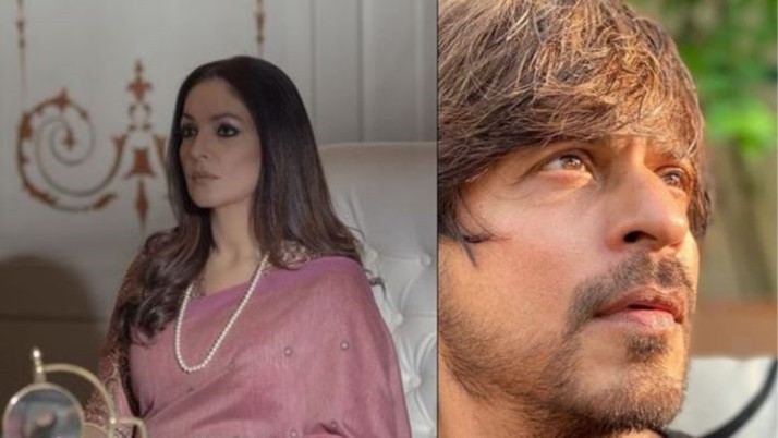 Actress Pooja Bhatt said in twitter that she is with Shahrukh