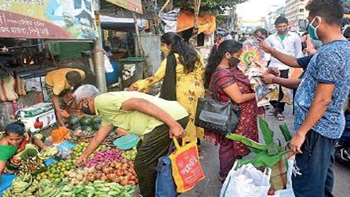 Market Price: Before Lakshmipujo, the fire is from vegetables to fruits