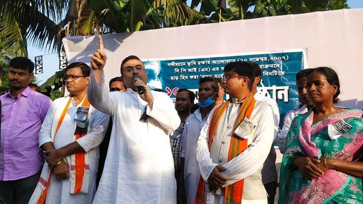 Suvendu Adhikari: Shuvendu in Nandigram Day commemoration