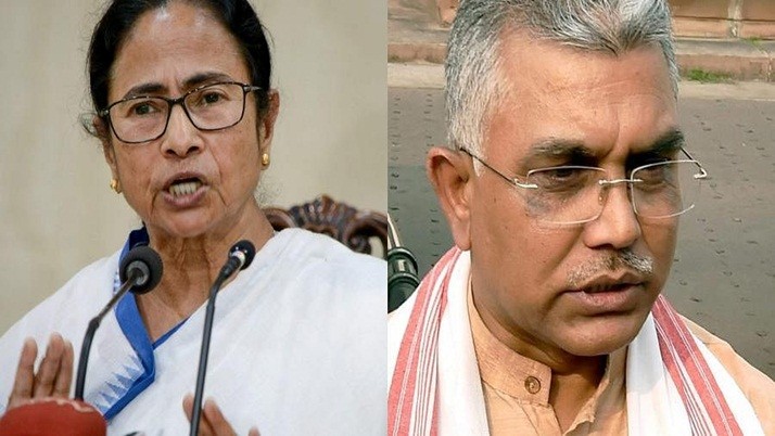 Dilip Ghosh sneers at Mamata Bannerjee over ration at the door