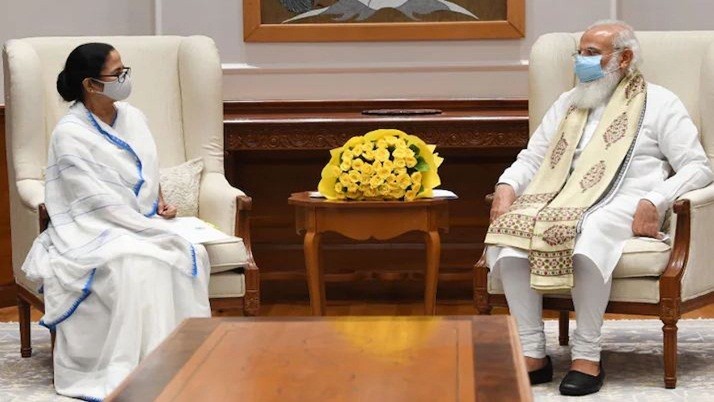 Mamata in a meeting with the Prime Minister in the afternoon