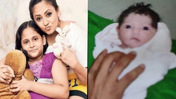 Sreelekha shared memories in her daughter's birthday
