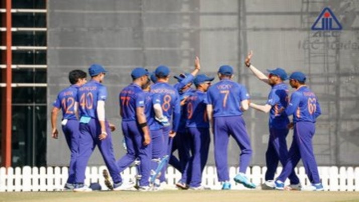 India reaches U19 Asia Cup semifinal beating Afghanistan.