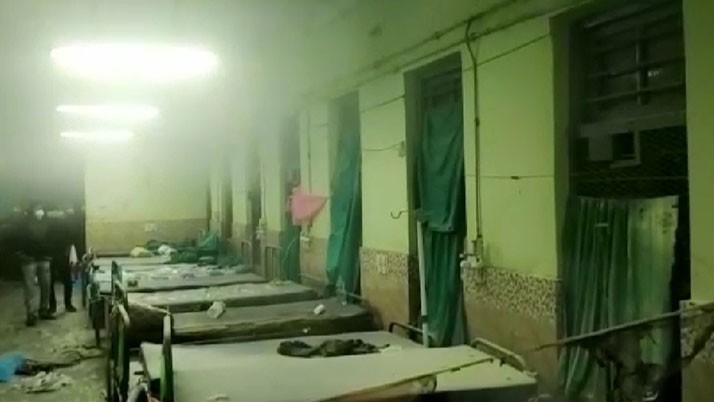 Oxygen cylinder or mosquito repellent is the cause of fire  in burdwan medical college