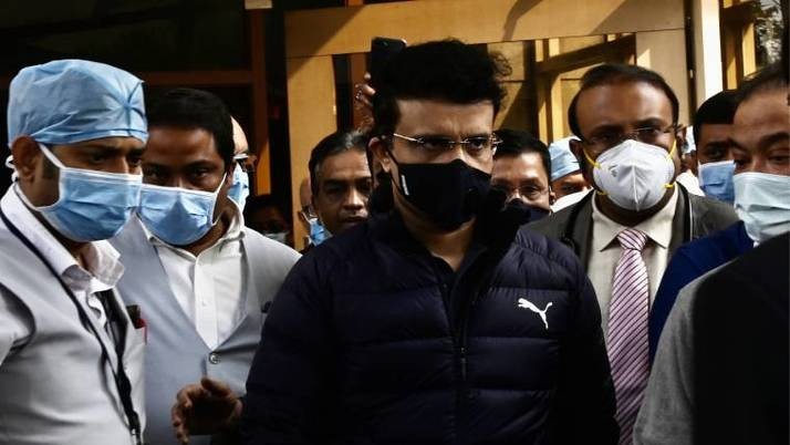 Sourav Ganguly admitted Hospital in Bengaluru.