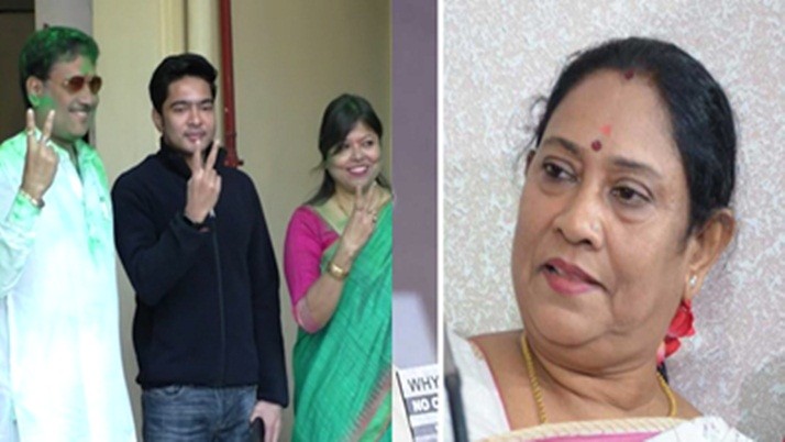 Who is the mayor of Bidhannagar? After Sabyasachi, Krishna also went to Mamata's house