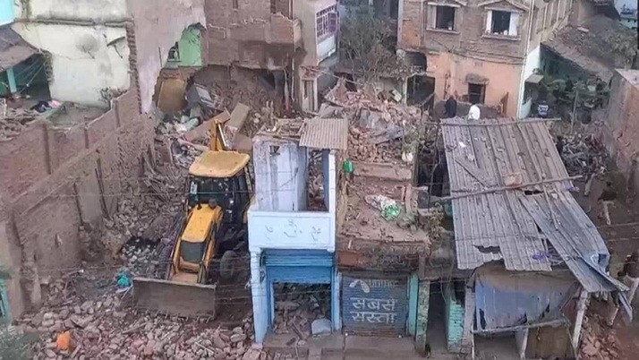 The house in Bhagalpur was blown up in the blast, 12 including a dead child