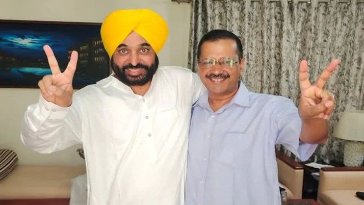 AAP in Punjab - Congress Captain's flew in the storm
